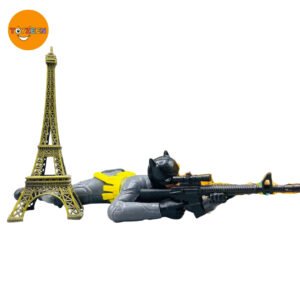 Tactical Batman Action Figure - Crawling Sniper Pose with Rifle-22