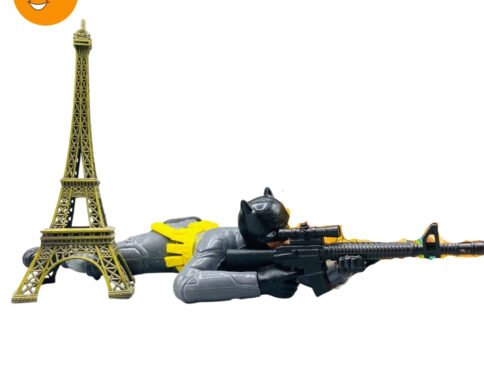 Tactical Batman Action Figure – Crawling Sniper Pose with Rifle-22