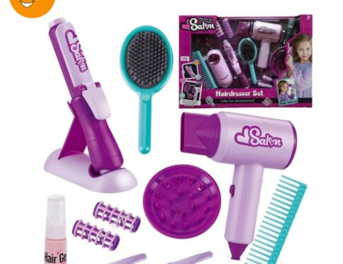 Salvan Hair Dresser Kids’ Vanity & Beauty Playset-24