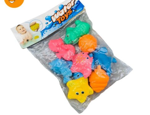 Set of 8 Soft Sea Animal Bath Toys-43