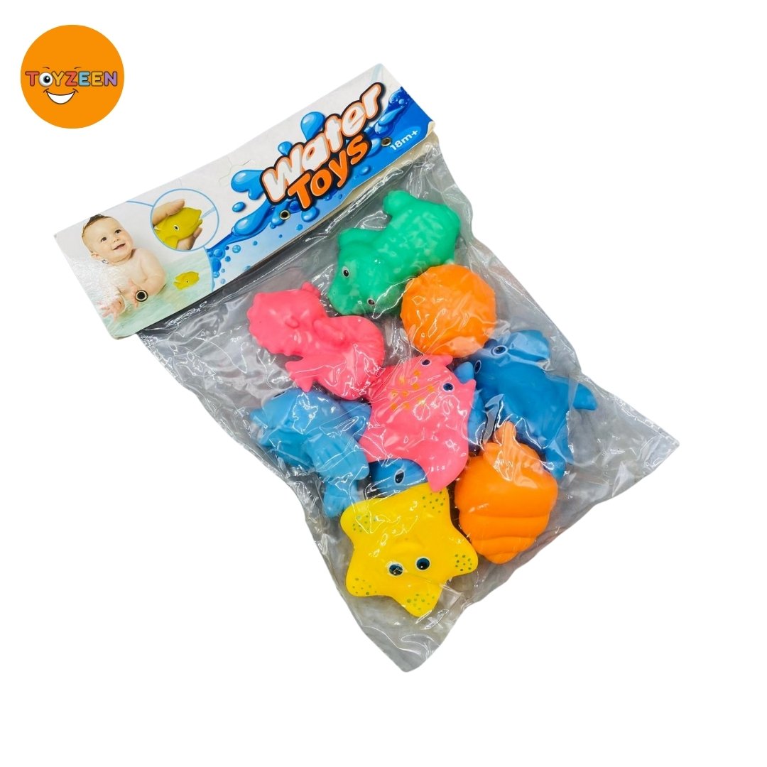 Set of 8 Soft Sea Animal Bath Toys-43