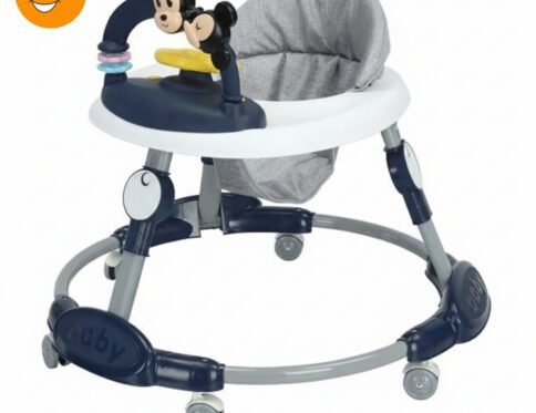 Kids Walker with Fiber Trey, Mickey Round Baby Walker Foldable-60