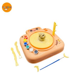 Battery Operated Pottery Wheel With 6Pcs Color Set-61