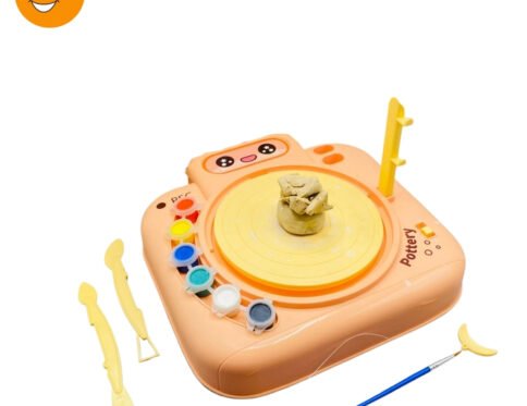 Battery Operated Pottery Wheel With 6Pcs Color Set-61