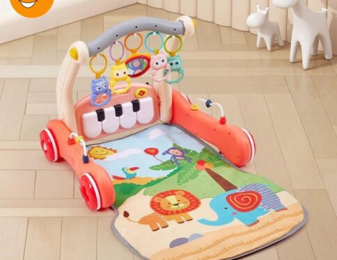 2 in 1 Baby Play Gym Walker with Light and Sound-75