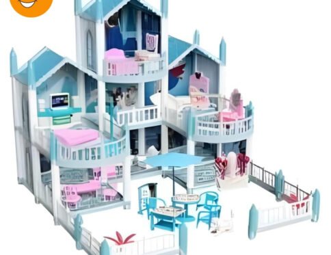 213-Piece Frozen Dream Garden Villa Toy Set-76