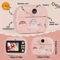Multifunction Unicorn Instant Print Kids Dual Camera With VideoGraphy And Photography-84