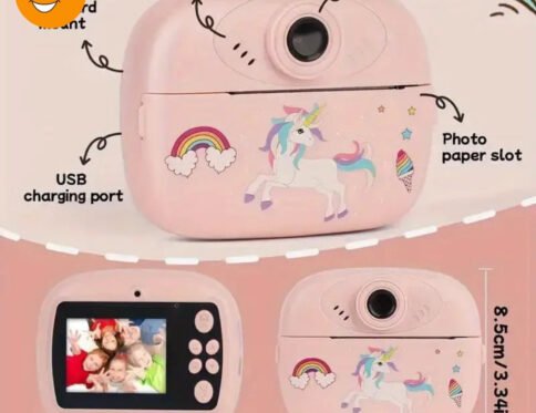 Multifunction Unicorn Instant Print Kids Dual Camera With VideoGraphy And Photography-84