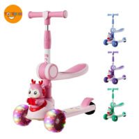 2 in 1 Deer Manual Scooty and Cycle with Light-90