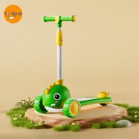 Cartoon Face Manual Scooty For Kids-92