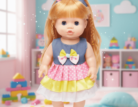 Baby Doll Happy Every Day with Feeding Bottle & Music