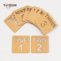 Kids wooden Math Drawing Stencil-232