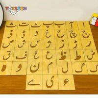38 Urdu piece wooden coloring Blocks Stencils-233