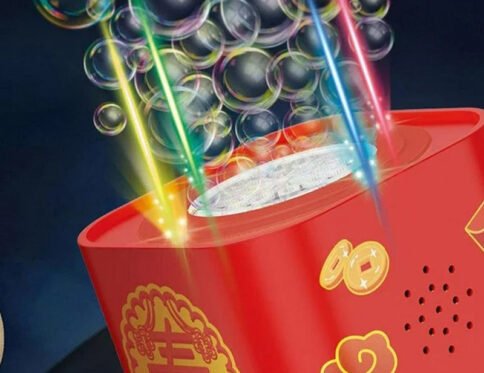 Automatic 20 Holes Fireworks Bubble Machine