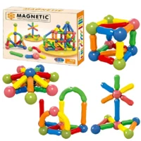 Magnetic Building Blocks Set of 64 Pieces